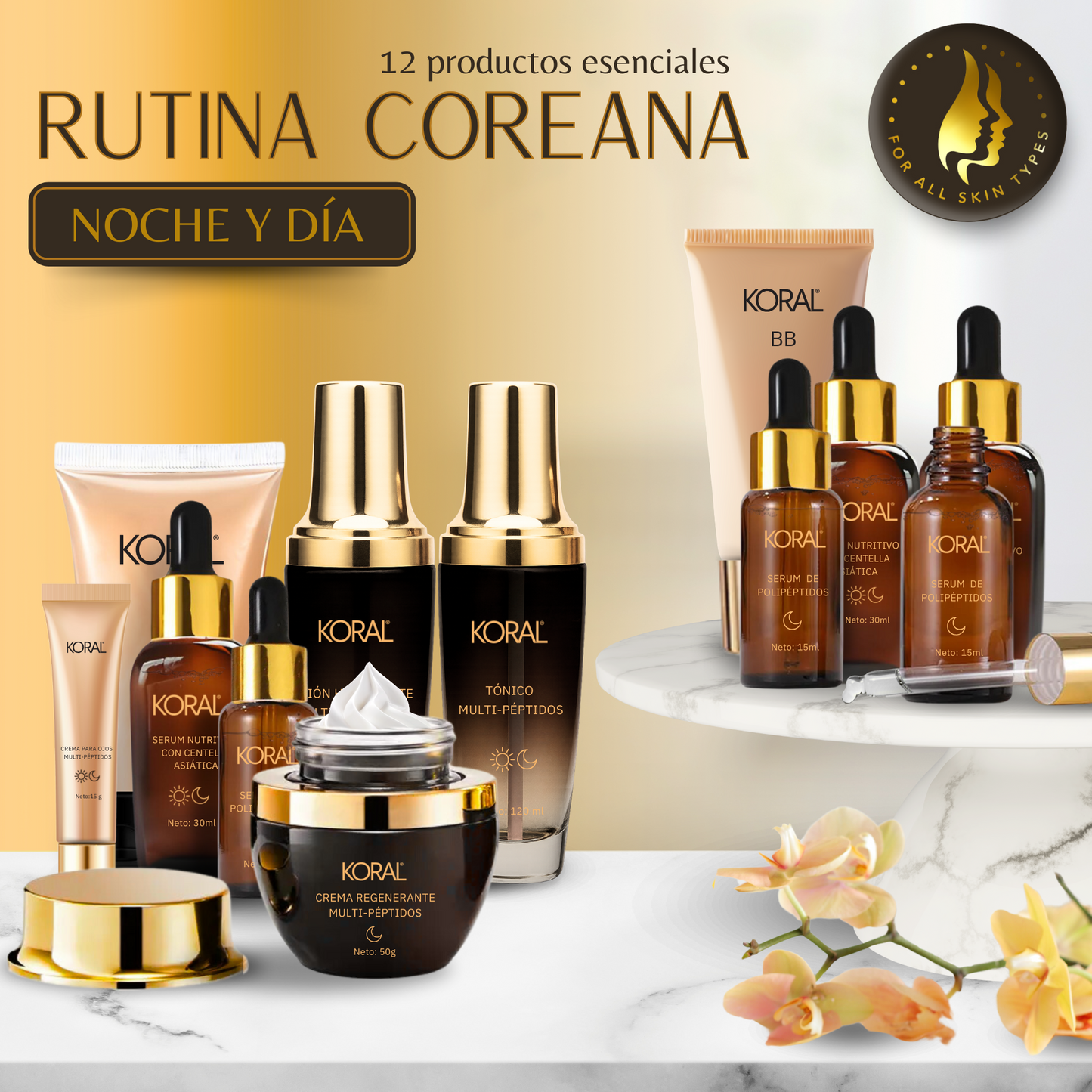 Set Cosmetica Coreana con Centella Asiática - 12 Productos