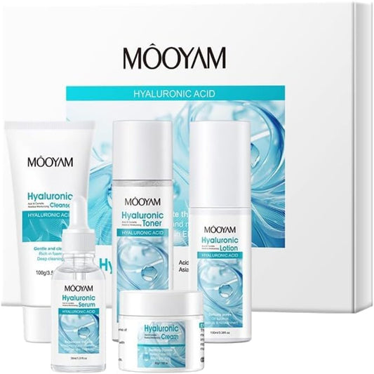 Set de Belleza con Ácido Hialurónico y Centella Asiática - 5 Productos
