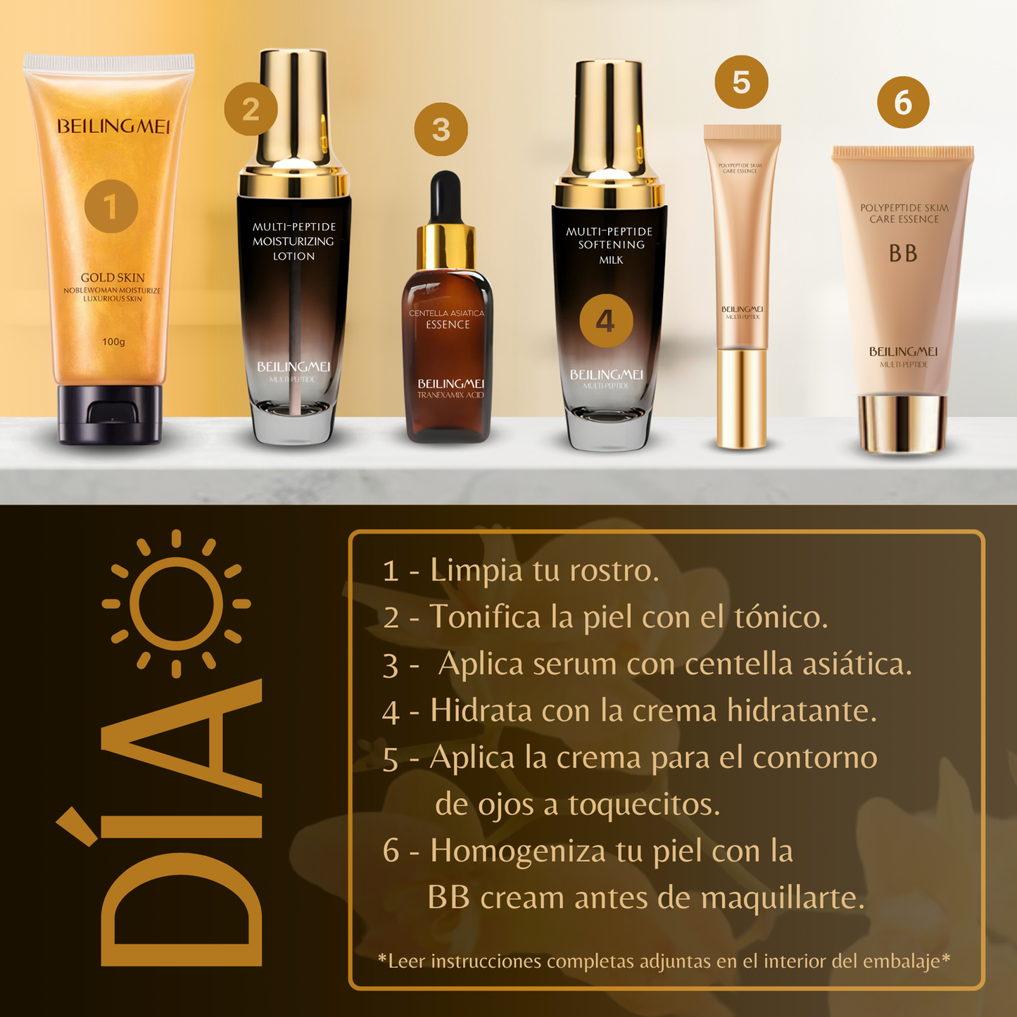 Set Cosmetica Coreana con Centella Asiática - 12 Productos